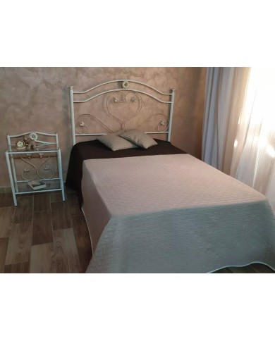 Testata Letto una Piazza e Mezza Cuore con Giroletto | AESSEGI Testata Letto una Piazza e Mezza Cuore con Giroletto | AESSEGI