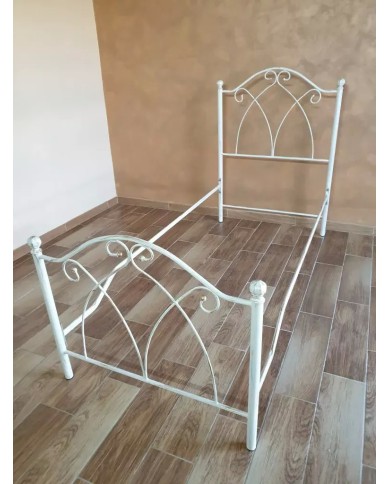 Letto Singolo in Ferro Battuto Denise | AESSEGI Letto Singolo in Ferro Battuto Denise | AESSEGI