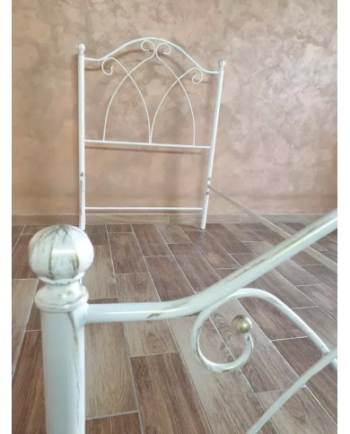 Letto Singolo in Ferro Battuto Denise | AESSEGI Letto Singolo in Ferro Battuto Denise | AESSEGI