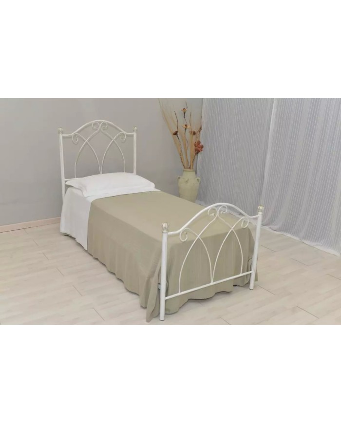 Letto Singolo in Ferro Battuto Denise | AESSEGI