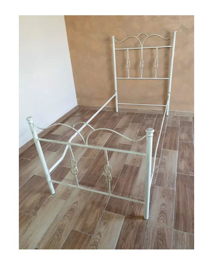 Letto Singolo in Ferro Battuto Fiocco | AESSEGI