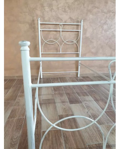 Letto Singolo in Ferro Battuto Marianne | AESSEGI Letto Singolo in Ferro Battuto Marianne | AESSEGI