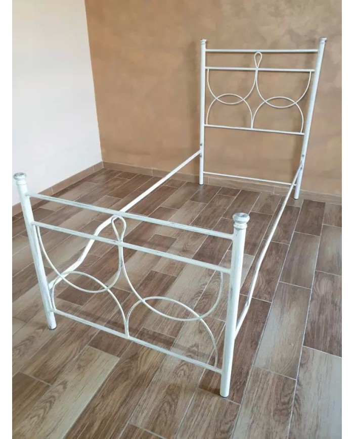 Letto Singolo in Ferro Battuto Marianne | AESSEGI