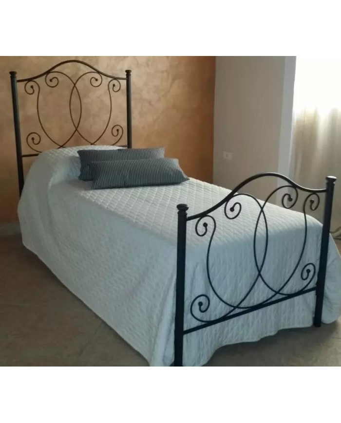 Letto Singolo in Ferro Battuto Marta | AESSEGI