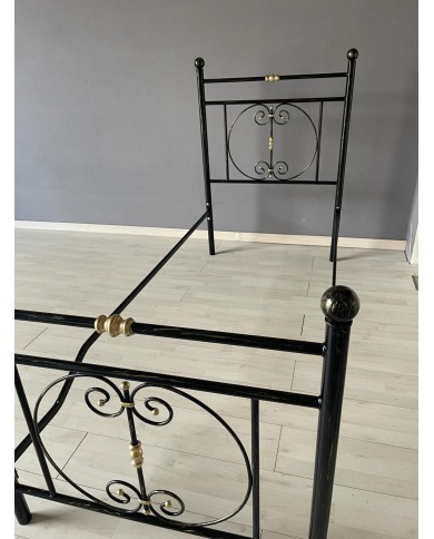 Letto Singolo in Ferro Battuto Mimosa | AESSEGI Letto Singolo in Ferro Battuto Mimosa | AESSEGI