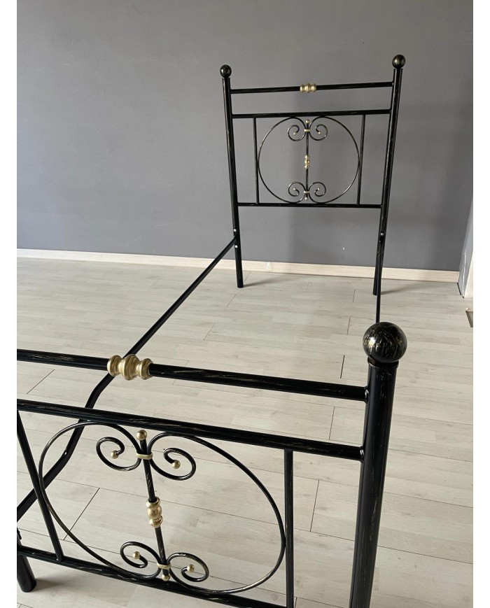 Letto Singolo in Ferro Battuto Mimosa | AESSEGI