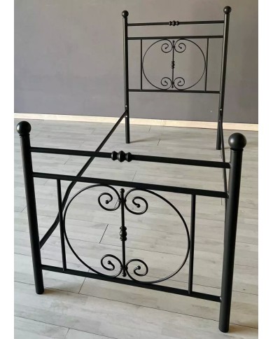 Letto Singolo in Ferro Battuto Mimosa | AESSEGI Letto Singolo in Ferro Battuto Mimosa | AESSEGI