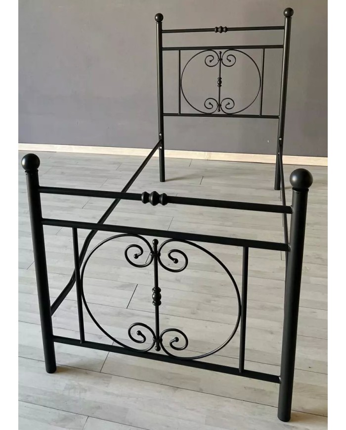 Letto Singolo in Ferro Battuto Mimosa | AESSEGI