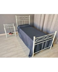 Letto Singolo in Ferro Battuto Rosa Anna | AESSEGI