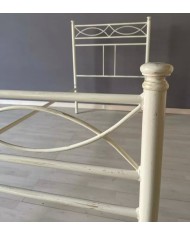 Letto Singolo in Ferro Battuto Rosa Anna | AESSEGI