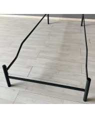 Testata Letto Singolo Ferro Battuto Marta con Giroletto | AESSEGI