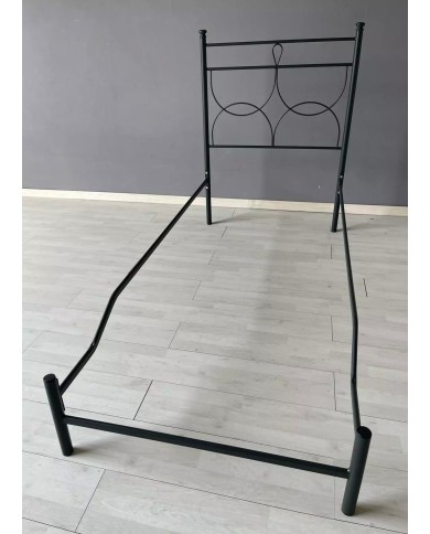 Testata Letto Singolo Ferro Battuto Marianne con Giroletto | AESSEGI Testata Letto Singolo Ferro Battuto Marianne con Giroletto | AESSEGI