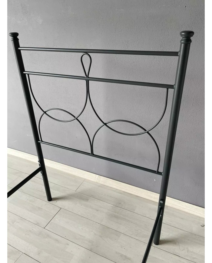 Testata Letto Singolo Ferro Battuto Marianne con Giroletto | AESSEGI Testata Letto Singolo Ferro Battuto Marianne con Giroletto | AESSEGI