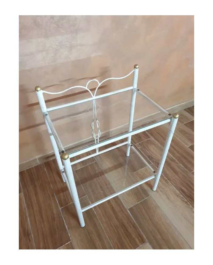 Comodino in Ferro Battuto Fiocco | AESSEGI