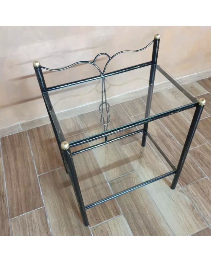 Comodino in Ferro Battuto Fiocco | AESSEGI