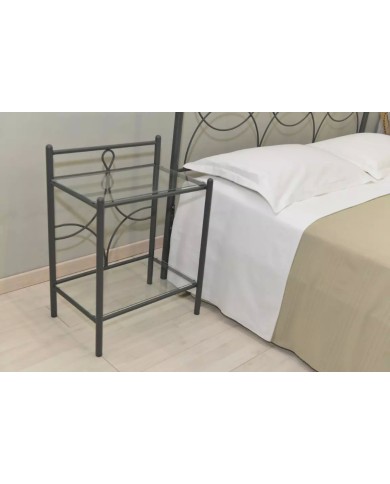 Comodino in Ferro Battuto Marianne | AESSEGI