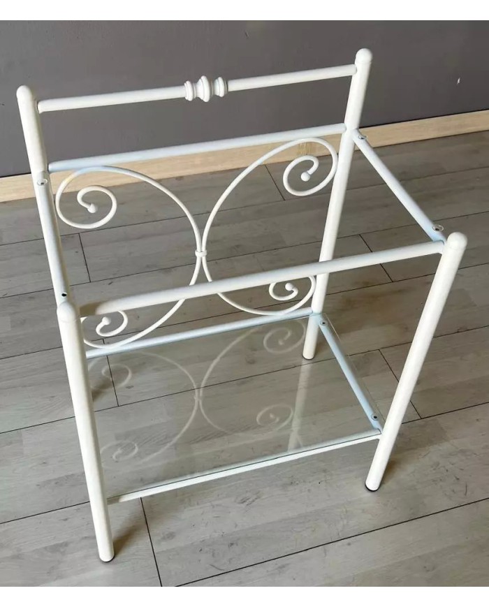 Comodino in Ferro Battuto Mimosa | AESSEGI