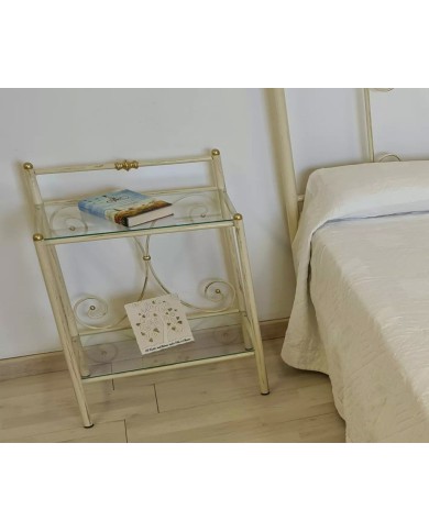 Comodino in Ferro Battuto Mimosa | AESSEGI