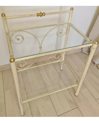 Comodino in Ferro Battuto Mimosa | AESSEGI