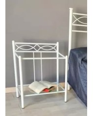 Comodino in Ferro Battuto Rosa Anna | AESSEGI