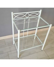 Comodino in Ferro Battuto Rosa Anna | AESSEGI