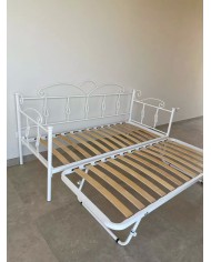 Divano Letto Nodo in Ferro Battuto con Rete Estraibile | AESSEGI