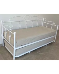 Divano Letto Nodo in Ferro Battuto con Rete Estraibile | AESSEGI