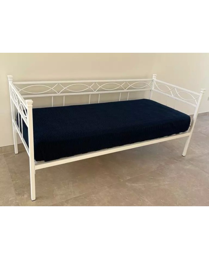 Divano Letto in Ferro Battuto Rosa Anna | Artigianato Italiano AESSEGI