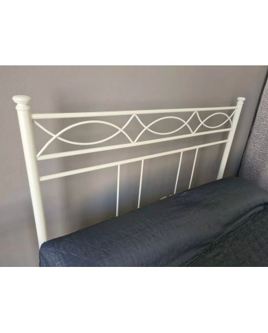 Letto alla Francese in Ferro Battuto Rosa Anna | AESSEGI Letto alla Francese in Ferro Battuto Rosa Anna | AESSEGI