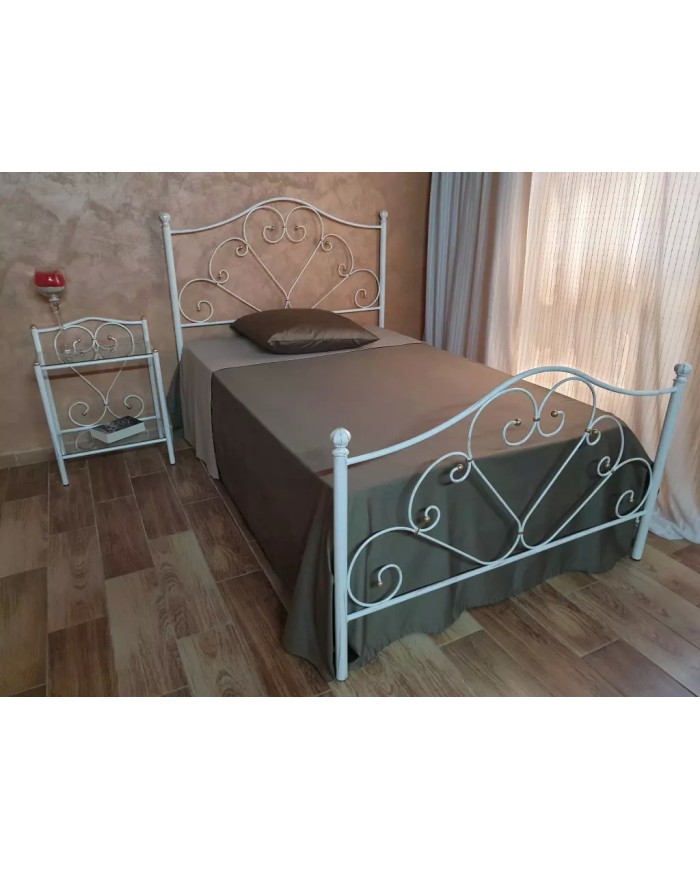 Letto alla Francese in Ferro Battuto Sogno | AESSEGI Letto alla Francese in Ferro Battuto Sogno | AESSEGI