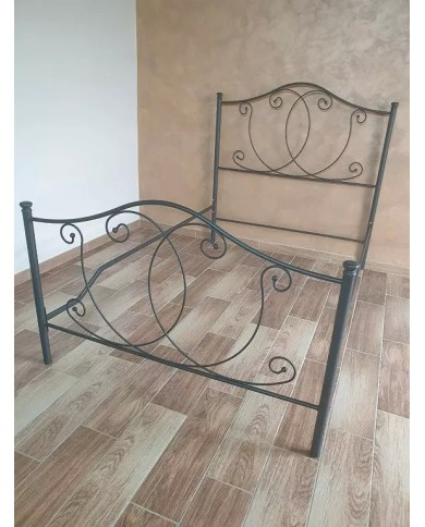 Letto alla Francese in Ferro Battuto Marta | AESSEGI Letto alla Francese in Ferro Battuto Marta | AESSEGI