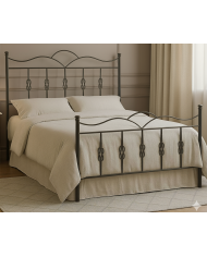 Letto matrimoniale Fiocco nero opaco satinato