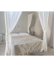 Letto Matrimoniale Ferro Battuto Sogno con Baldacchino | AESSEGI