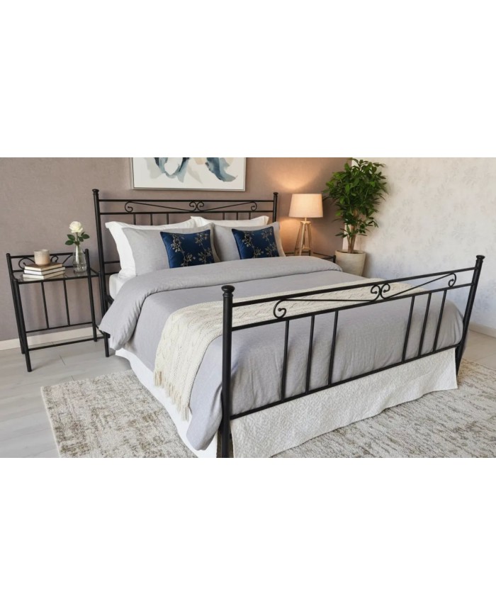 Letto Matrimoniale Ferro Battuto Silvana | AESSEGI