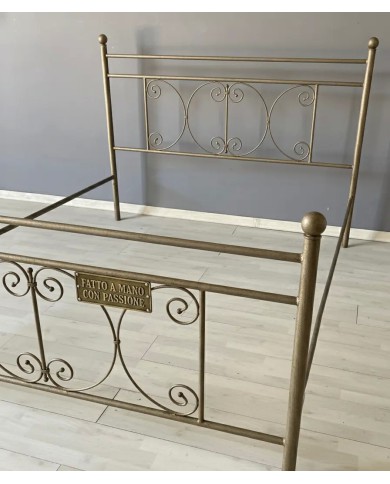 Letto Matrimoniale Ferro Battuto Mimosa | AESSEGI