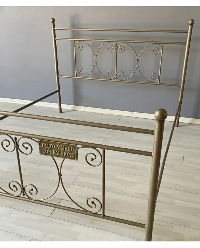 Letto Matrimoniale Ferro Battuto Mimosa | AESSEGI