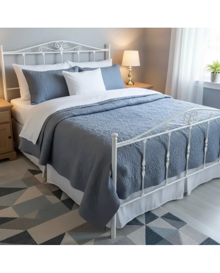 Letto Matrimoniale Ferro Battuto Damasco | AESSEGI