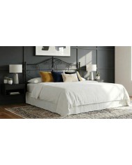 Letto Matrimoniale Ferro Battuto Marta con Giroletto | AESSEGI