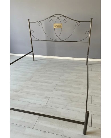 Letto Matrimoniale Ferro Battuto Marta con Giroletto | AESSEGI