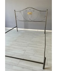 Letto Matrimoniale Ferro Battuto Marta con Giroletto | AESSEGI