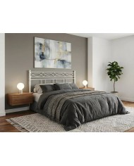 Letto Matrimoniale Ferro Battuto Rosa Anna con Giroletto | AESSEGI