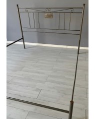 Letto Matrimoniale Ferro Battuto Silvana con Giroletto | AESSEGI