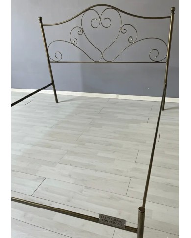 Letto Matrimoniale Ferro Battuto Sogno con Giroletto | AESSEGI