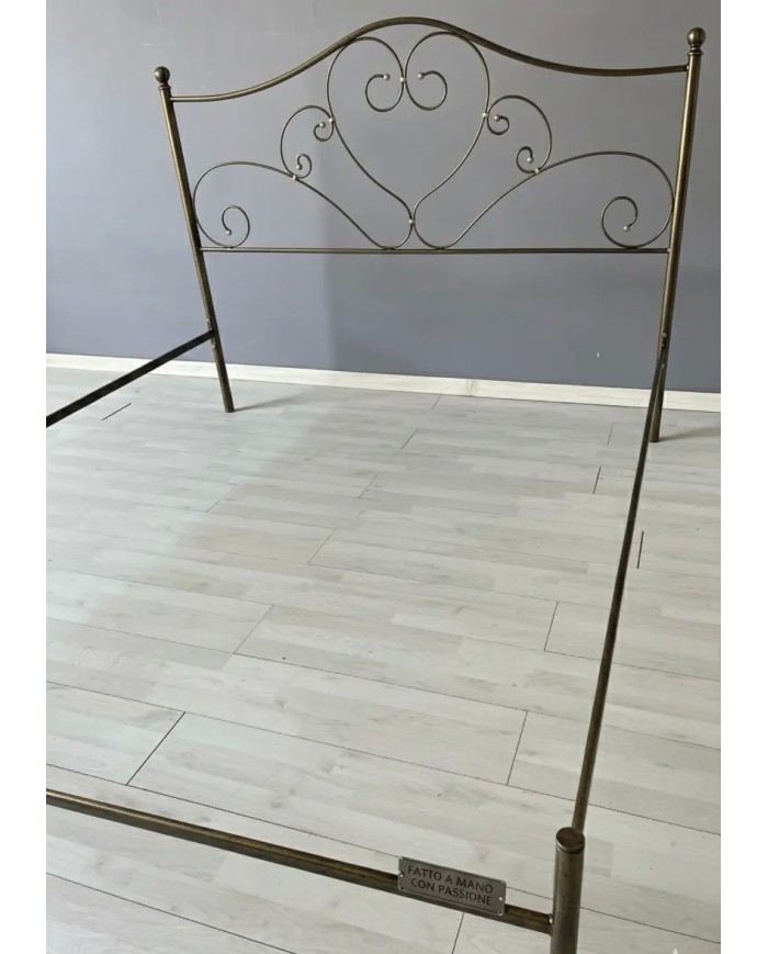 Letto Matrimoniale Ferro Battuto Sogno con Giroletto | AESSEGI