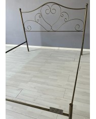 Letto Matrimoniale Ferro Battuto Sogno con Giroletto | AESSEGI