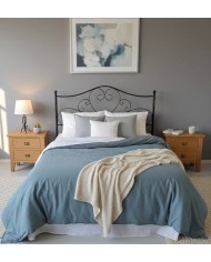 Letto Matrimoniale Ferro Battuto Sogno con Giroletto | AESSEGI