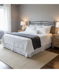 Letto Matrimoniale Ferro Battuto Tiffany con Giroletto | AESSEGI