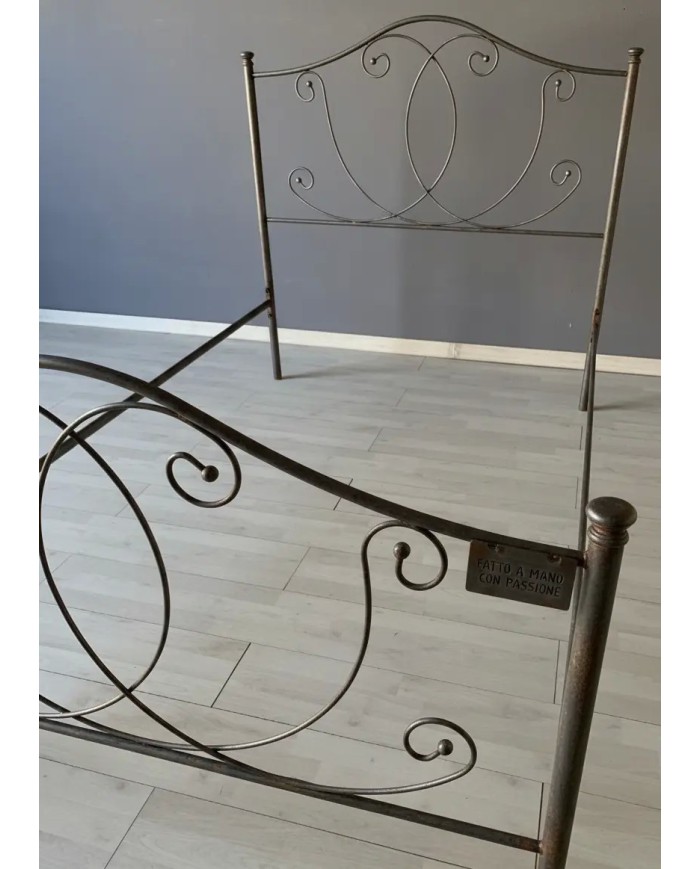 Letto una Piazza e Mezza in Ferro Battuto Marta | AESSEGI