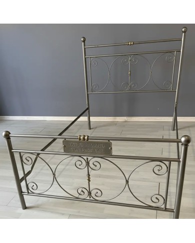 Letto una Piazza e Mezza in Ferro Battuto Mimosa | AESSEGI