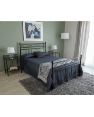 Letto una Piazza e Mezza in Ferro Battuto Rosa Anna | AESSEGI